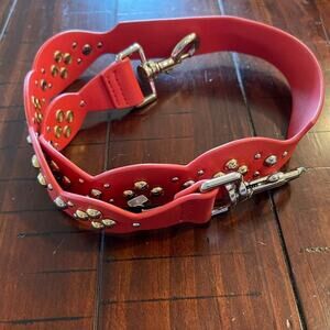 INC international concepts guitar strap purse strap coral